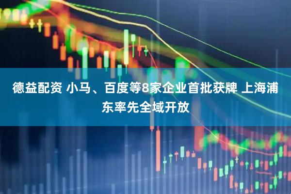 德益配资 小马、百度等8家企业首批获牌 上海浦东率先全域开放